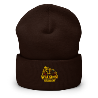 252 EngineersWatkins Excavation Cuffed Beanie | Yupoong 1501KC