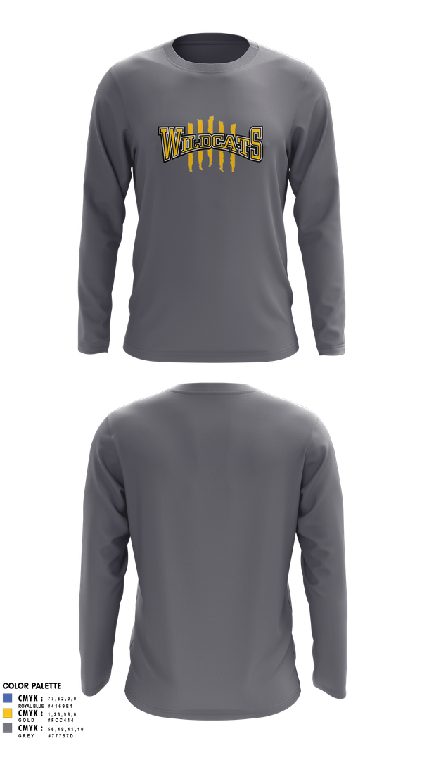 Long Sleeve Performance Shirt, Richwoods Cheer, Cheer, Teamtime, Team time, sublimation, custom sports apparel, team uniforms, spirit wear, spiritwear, sports uniforms, custom shirts, team store, custom team store, fundraiser sports, apparel fundraiser