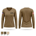 96 SFS Training Section 31188225 Women's Long Sleeve V-neck Shirt - 1