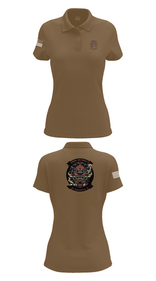 Womens Short Sleeve Performance Polo, VRM-30 DET V, Navy, Teamtime, Team time, sublimation, custom sports apparel, team uniforms, spirit wear, spiritwear, sports uniforms, custom shirts, team store, custom team store, fundraiser sports, apparel fundraiser