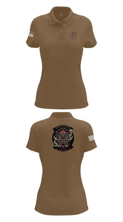 VRM-30 DET V 46300296 Women's Short Sleeve Performance Polo  - 14