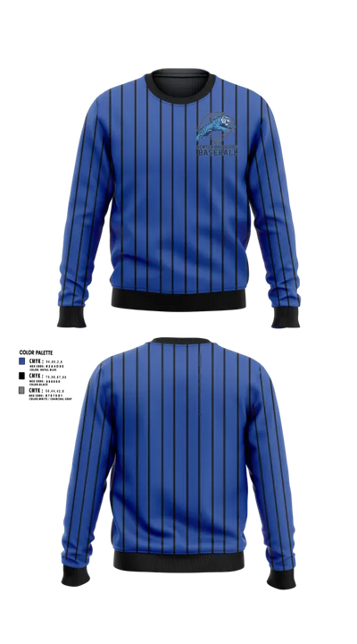 Newton High School Baseball 32855981 Crew Neck Sweatshirt - 3