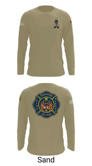 Long Sleeve Performance Shirt, Guernsey Fire & Rescue, , Teamtime, Team time, sublimation, custom sports apparel, team uniforms, spirit wear, spiritwear, sports uniforms, custom shirts, team store, custom team store, fundraiser sports, apparel fundraiser