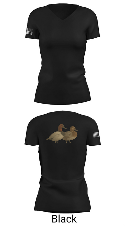 Ducks Unlimited 93579455 Women's Short Sleeve V-neck Shirt - 38