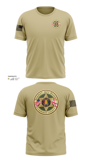 Short Sleeve Performance Shirt, Cherokee County Sheriff’s Office, Police, Teamtime, Team time, sublimation, custom sports apparel, team uniforms, spirit wear, spiritwear, sports uniforms, custom shirts, team store, custom team store, fundraiser sports, apparel fundraiser