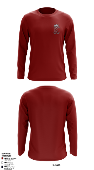 Long Sleeve Performance Shirt, Kings Regiment Marching Band, , Teamtime, Team time, sublimation, custom sports apparel, team uniforms, spirit wear, spiritwear, sports uniforms, custom shirts, team store, custom team store, fundraiser sports, apparel fundraiser
