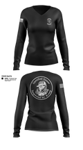 Kreep Armory 10515850 Women's Long Sleeve V-neck Shirt - 1