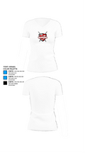White Oak Cheer 23675675 Women's Short Sleeve V-neck Shirt - 18