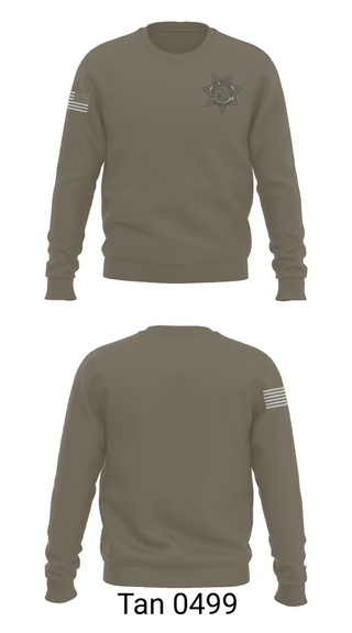 Crew Neck Sweatshirt, Illinois Department Of Corrections, Police, Teamtime, Team time, sublimation, custom sports apparel, team uniforms, spirit wear, spiritwear, sports uniforms, custom shirts, team store, custom team store, fundraiser sports, apparel fundraiser