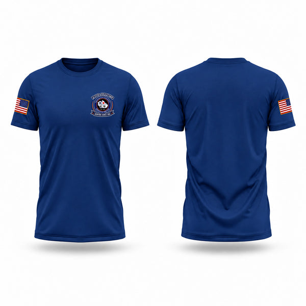 Old School Cotton Feel Shirt, Watauga County Rescue Squad, EMS/EMT, Teamtime, Team time, sublimation, custom sports apparel, team uniforms, spirit wear, spiritwear, sports uniforms, custom shirts, team store, custom team store, fundraiser sports, apparel fundraiser