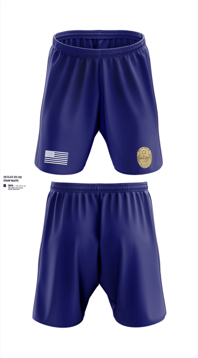 Lexington Police Department 67013531 Athletic Shorts With Pockets - 100