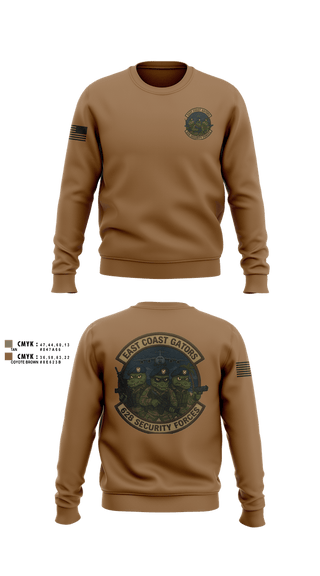 Crew Neck Sweatshirt, 628 Security Forces, Air Force, Teamtime, Team time, sublimation, custom sports apparel, team uniforms, spirit wear, spiritwear, sports uniforms, custom shirts, team store, custom team store, fundraiser sports, apparel fundraiser