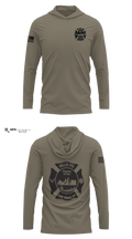 99 CES/CEF Long Sleeve Performance Shirt with hood - 6
