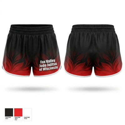 Fox Valley Judo & Jujitsu of Wisconsin 86951979 Women's Shorts - 1