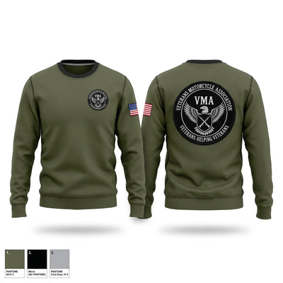 Veterans Motorcycle Association Crew Neck Sweatshirt - 1