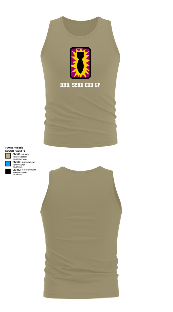 Tank Top, HHD, 52ND EOD GP, , Teamtime, Team time, sublimation, custom sports apparel, team uniforms, spirit wear, spiritwear, sports uniforms, custom shirts, team store, custom team store, fundraiser sports, apparel fundraiser