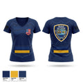 New York Peace Officers Benevolent Association Women's Short Sleeve V-neck Shirt - 1
