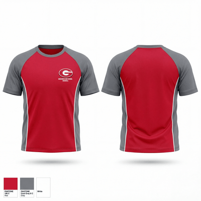 Groesbeck High School Baseball 7019891 Short Sleeve Performance Shirt - 1