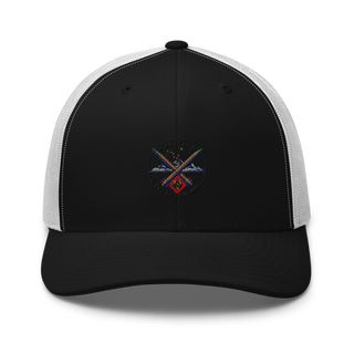 RCKT BTRY D 2nd BN 14th MAR 78897575 Retro Trucker Hat | Yupoong 6606