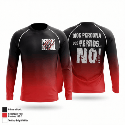 PERROS DEL MAL 36513106 Long Sleeve Performance Shirt 1