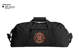 Duffle Bag, Lower Saucon Fire Rescue, Fire Department, Teamtime, Team time, sublimation, custom sports apparel, team uniforms, spirit wear, spiritwear, sports uniforms, custom shirts, team store, custom team store, fundraiser sports, apparel fundraiser
