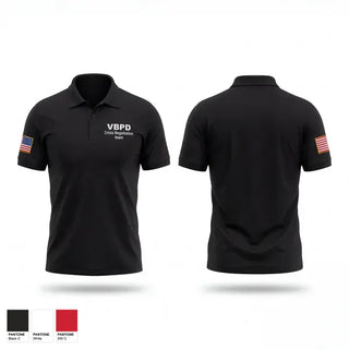 Short Sleeve Performance Polo, VBPD Crisis Negotiation team, Police, Teamtime, Team time, sublimation, custom sports apparel, team uniforms, spirit wear, spiritwear, sports uniforms, custom shirts, team store, custom team store, fundraiser sports, apparel fundraiser