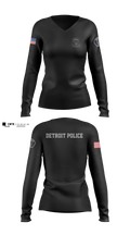 12th Precinct Special Operations Women's Long Sleeve V-neck Shirt - 3