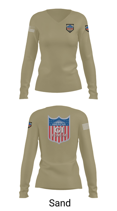 Agif board 96601828 Women's Long Sleeve V-neck Shirt - 97