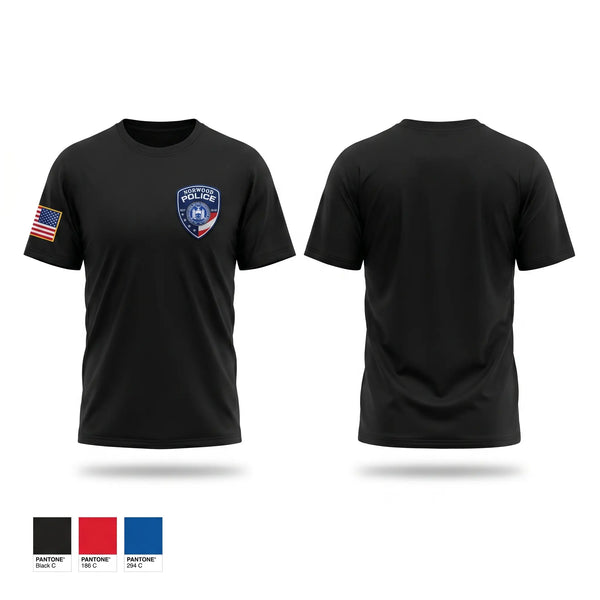 Old School Cotton Feel Shirt, Norwood Village Police Department, Police, Teamtime, Team time, sublimation, custom sports apparel, team uniforms, spirit wear, spiritwear, sports uniforms, custom shirts, team store, custom team store, fundraiser sports, apparel fundraiser