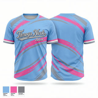 Short Sleeve Performance Shirt, Throgs Neck Select, Baseball, Teamtime, Team time, sublimation, custom sports apparel, team uniforms, spirit wear, spiritwear, sports uniforms, custom shirts, team store, custom team store, fundraiser sports, apparel fundraiser