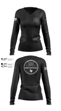 MMI TACTICAL 30952964 Women's Long Sleeve V-neck Shirt - 100
