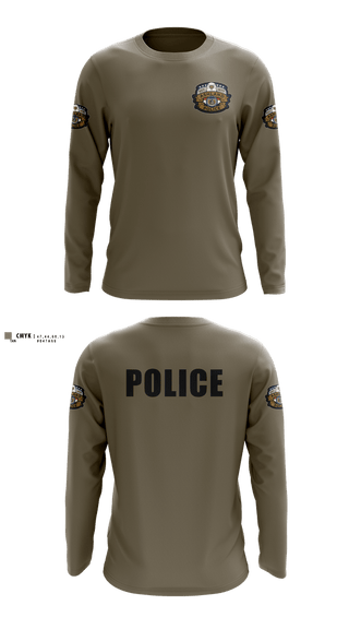 Long Sleeve Performance Shirt, Ashland PD, Police, Teamtime, Team time, sublimation, custom sports apparel, team uniforms, spirit wear, spiritwear, sports uniforms, custom shirts, team store, custom team store, fundraiser sports, apparel fundraiser