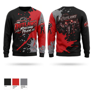 Crew Neck Sweatshirt, TheOutLawRacingTeam, E-Sports, Teamtime, Team time, sublimation, custom sports apparel, team uniforms, spirit wear, spiritwear, sports uniforms, custom shirts, team store, custom team store, fundraiser sports, apparel fundraiser