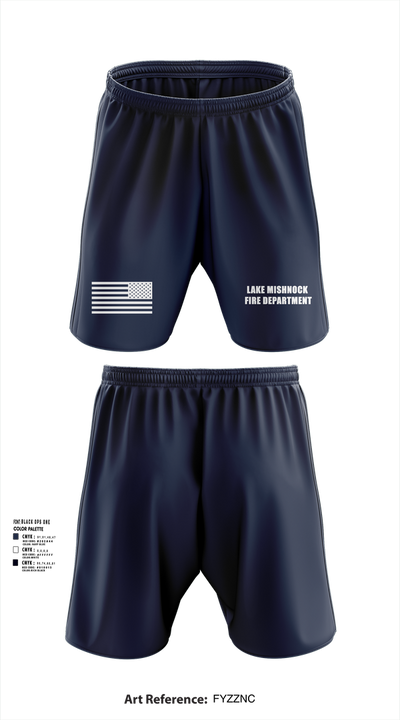 Lake Mishnock Fire Department 27016825 Athletic Shorts With Pockets - 101