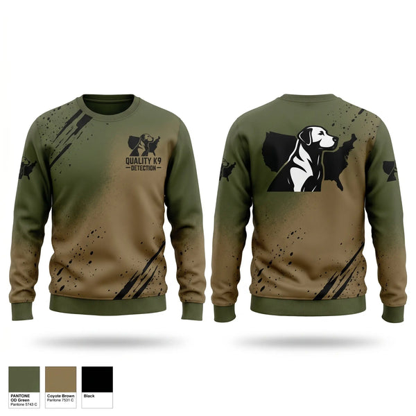 Crew Neck Sweatshirt, Quality K9 Concepts, , Teamtime, Team time, sublimation, custom sports apparel, team uniforms, spirit wear, spiritwear, sports uniforms, custom shirts, team store, custom team store, fundraiser sports, apparel fundraiser