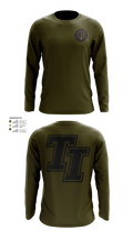 Texas Iron Baseball Long Sleeve Performance Shirt 21