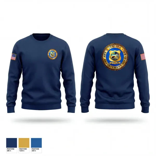 Crew Neck Sweatshirt, Olive Branch Police Department, Police, Teamtime, Team time, sublimation, custom sports apparel, team uniforms, spirit wear, spiritwear, sports uniforms, custom shirts, team store, custom team store, fundraiser sports, apparel fundraiser