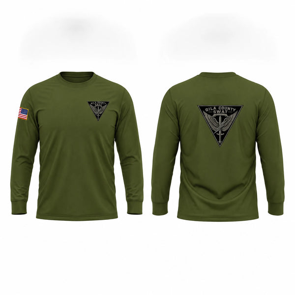 Long Sleeve Performance Shirt, Gila County Regional SWAT, Police, Teamtime, Team time, sublimation, custom sports apparel, team uniforms, spirit wear, spiritwear, sports uniforms, custom shirts, team store, custom team store, fundraiser sports, apparel fundraiser