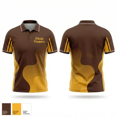 Cibola Cougars 34759151 Short Sleeve Performance Polo - 1