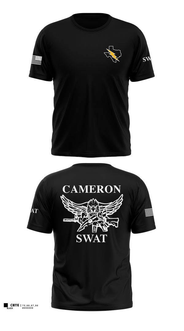 Old School Cotton Feel Shirt, Cameron County Sheriff’s Office SWAT Team, Police, Teamtime, Team time, sublimation, custom sports apparel, team uniforms, spirit wear, spiritwear, sports uniforms, custom shirts, team store, custom team store, fundraiser sports, apparel fundraiser