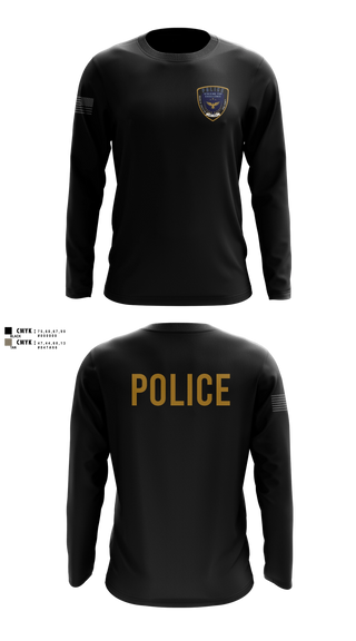 Long Sleeve Performance Shirt, Bibb County BOE Police Department, Police, Teamtime, Team time, sublimation, custom sports apparel, team uniforms, spirit wear, spiritwear, sports uniforms, custom shirts, team store, custom team store, fundraiser sports, apparel fundraiser