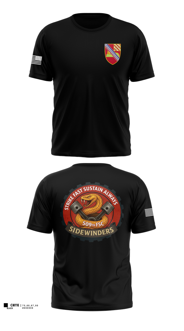 Short Sleeve Performance Shirt, 509th FSC, Army, Teamtime, Team time, sublimation, custom sports apparel, team uniforms, spirit wear, spiritwear, sports uniforms, custom shirts, team store, custom team store, fundraiser sports, apparel fundraiser