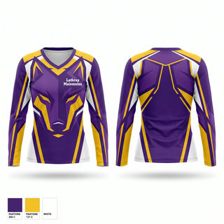 Womens Long Sleeve Vneck Shirt, Lathrop Malemutes, Women's Basketball, Teamtime, Team time, sublimation, custom sports apparel, team uniforms, spirit wear, spiritwear, sports uniforms, custom shirts, team store, custom team store, fundraiser sports, apparel fundraiser