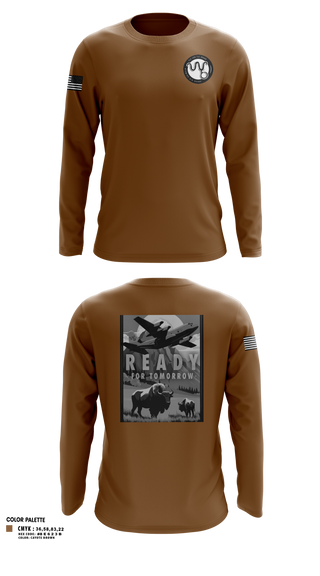 Long Sleeve Performance Shirt, 153rd R&R, Air Force, Teamtime, Team time, sublimation, custom sports apparel, team uniforms, spirit wear, spiritwear, sports uniforms, custom shirts, team store, custom team store, fundraiser sports, apparel fundraiser