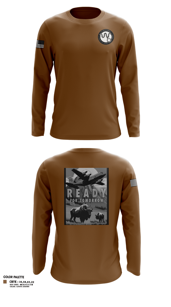 Long Sleeve Performance Shirt, 153rd R&R, Air Force, Teamtime, Team time, sublimation, custom sports apparel, team uniforms, spirit wear, spiritwear, sports uniforms, custom shirts, team store, custom team store, fundraiser sports, apparel fundraiser