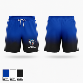 Athletic Shorts With Pockets, Wildcats, Men's Basketball, Teamtime, Team time, sublimation, custom sports apparel, team uniforms, spirit wear, spiritwear, sports uniforms, custom shirts, team store, custom team store, fundraiser sports, apparel fundraiser