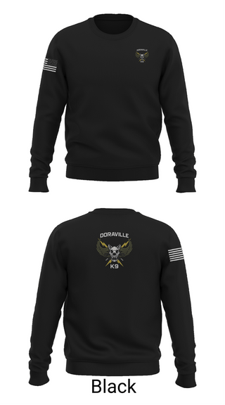Crew Neck Sweatshirt, Doraville K9, Police, Teamtime, Team time, sublimation, custom sports apparel, team uniforms, spirit wear, spiritwear, sports uniforms, custom shirts, team store, custom team store, fundraiser sports, apparel fundraiser