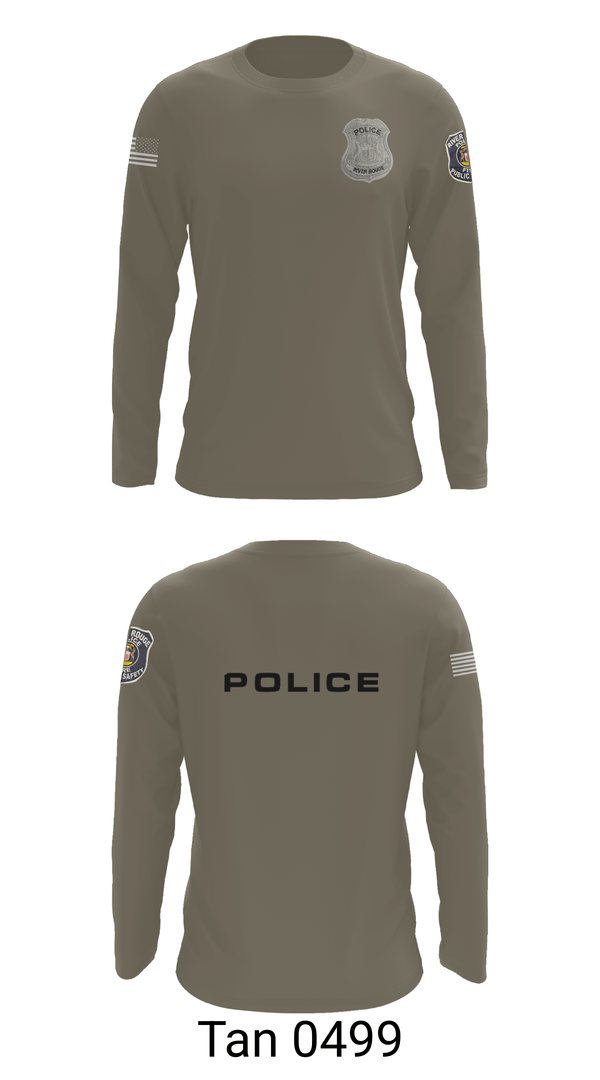 Long Sleeve Performance Shirt, RRPD, Police, Teamtime, Team time, sublimation, custom sports apparel, team uniforms, spirit wear, spiritwear, sports uniforms, custom shirts, team store, custom team store, fundraiser sports, apparel fundraiser