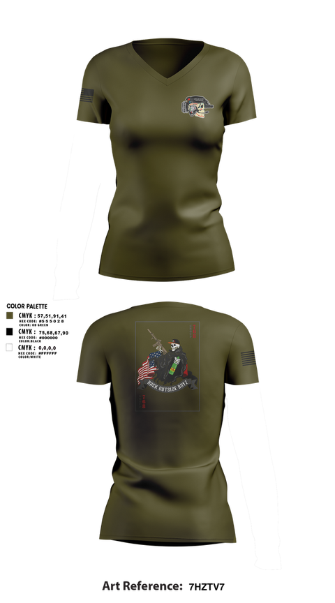 Womens Short Sleeve Vneck Shirt, Human Smuggling, Police, Teamtime, Team time, sublimation, custom sports apparel, team uniforms, spirit wear, spiritwear, sports uniforms, custom shirts, team store, custom team store, fundraiser sports, apparel fundraiser
