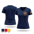 Willard Airport Fire Department 24403447 Women's Short Sleeve V-neck Shirt - 1